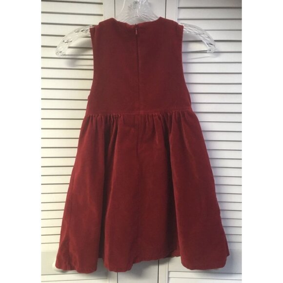 Steve & Barry's sz 7/8 red velvet dress - Picture 4 of 4